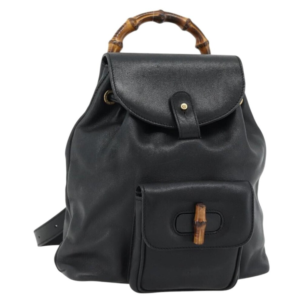 Gucci Vintage Bamboo Leather Mini